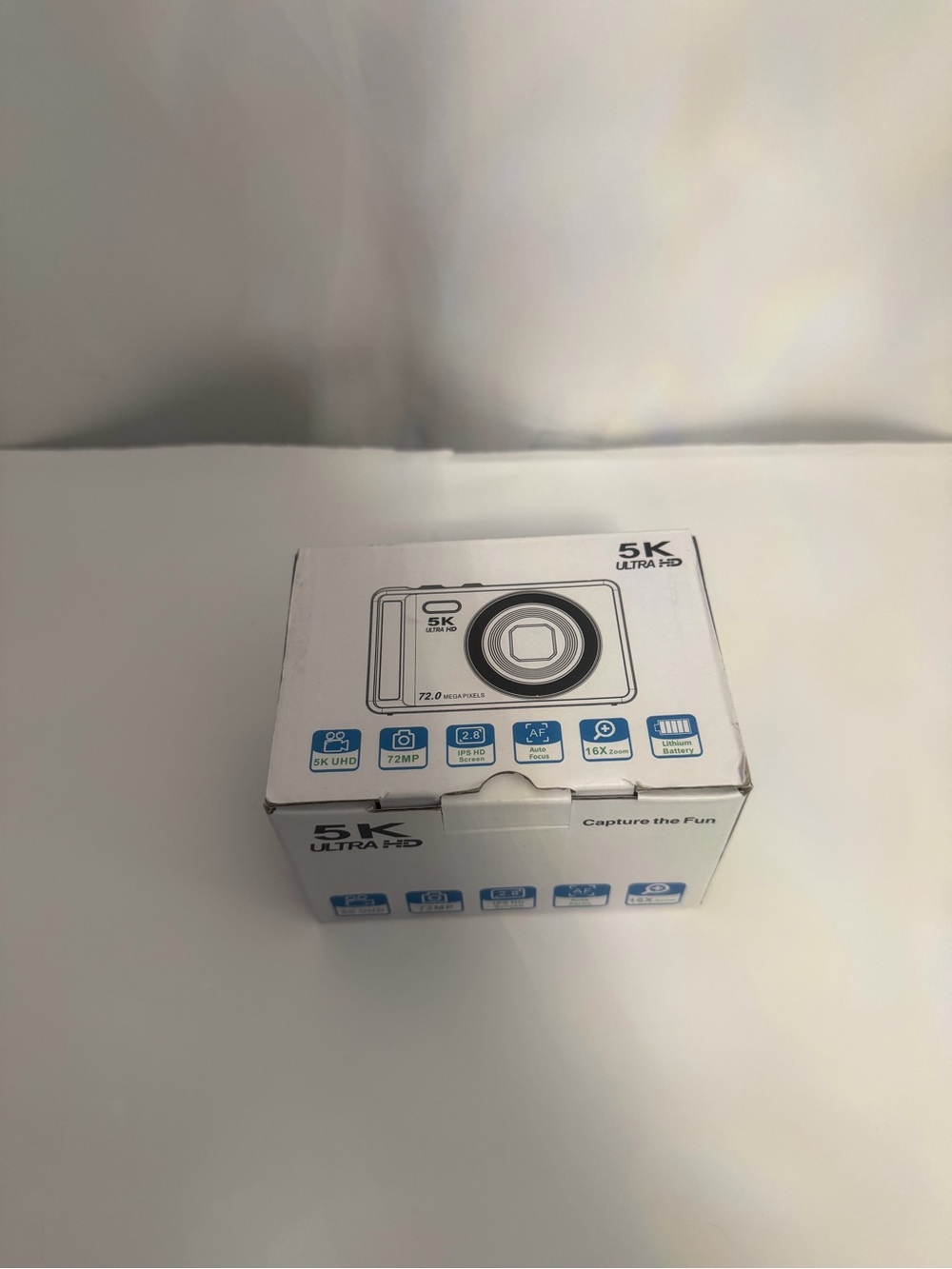 Amazon White 5K Ultra HD Compact Digital Camera Boxed